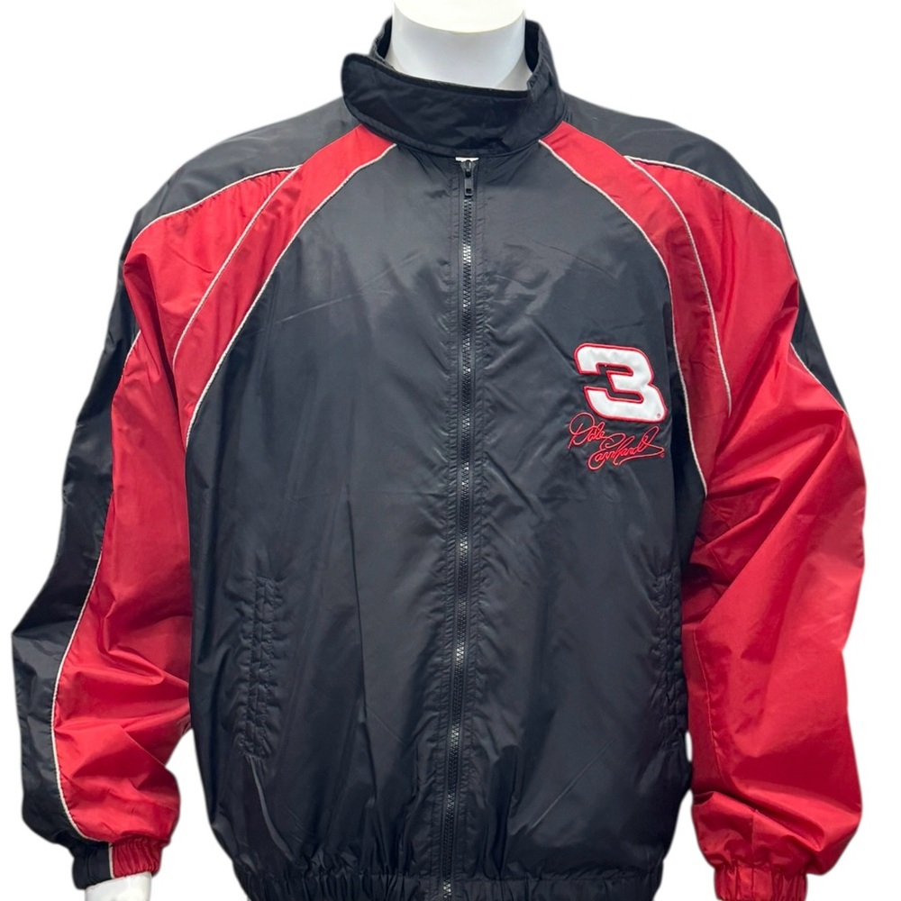 NWOT Vintage 90s Winner’s Circle Dale Earnhardt 3 Embroidered Windbreaker Jacket - Picture 4 of 12